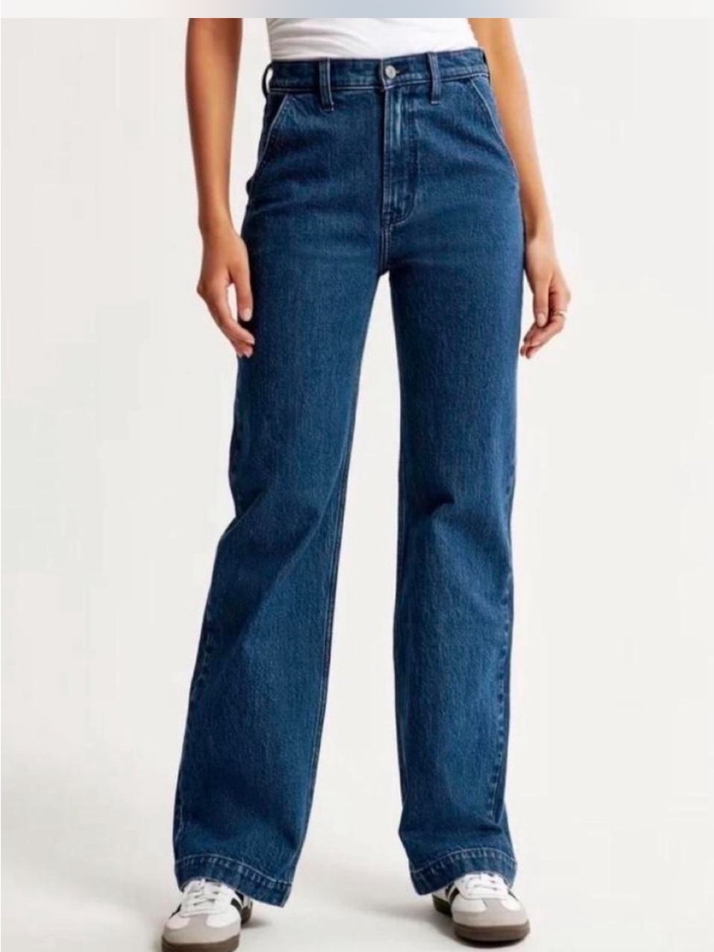 Classic Wide Leg Curve Love High-Rise Wide Leg Women’s Jeans - Blue